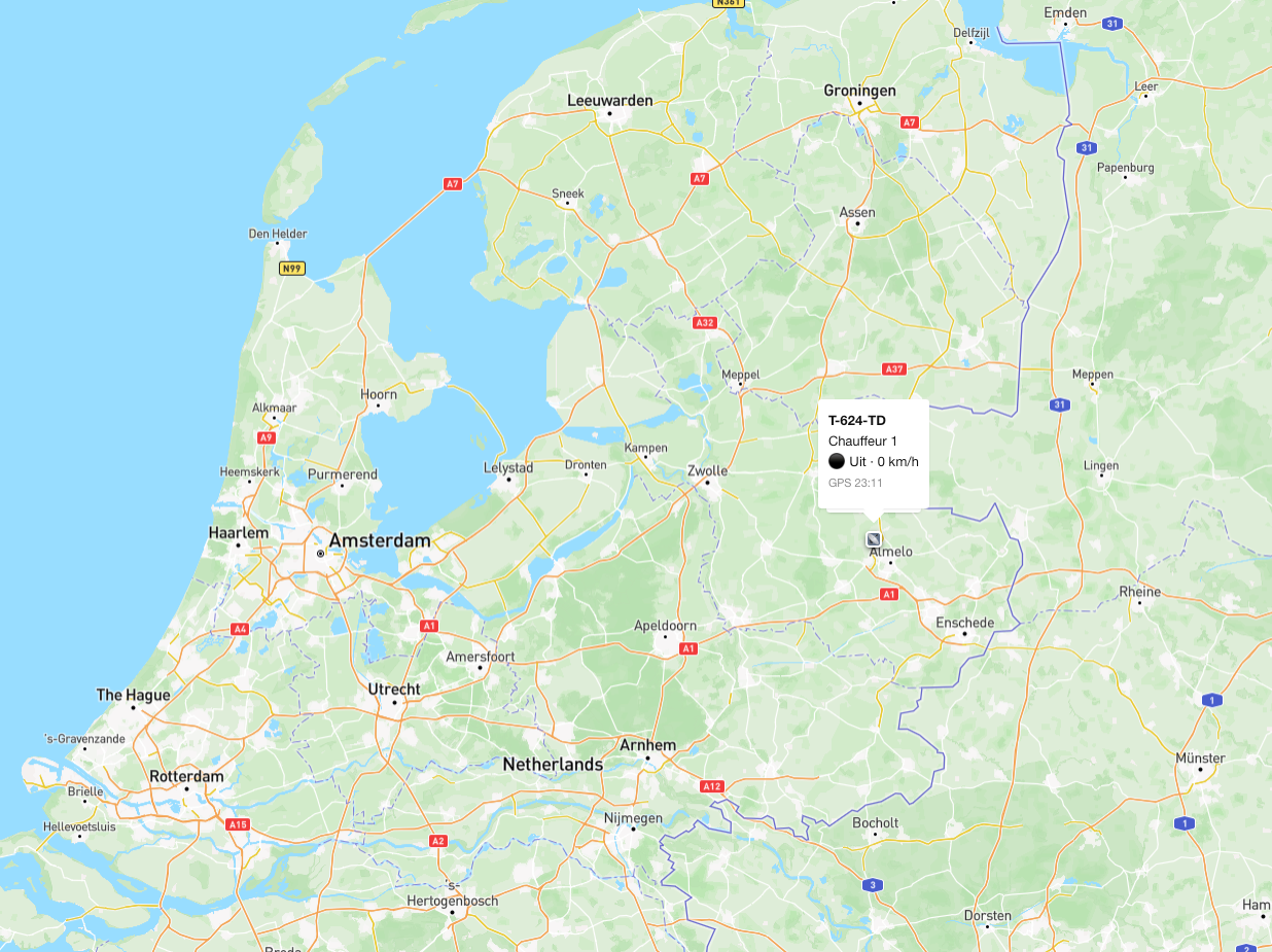 Totaaloverzicht over uw hele wagenpark